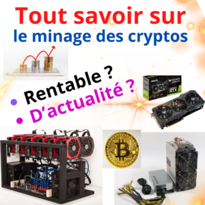 Le minage des cryptos